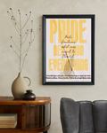 “Pride Destroys Everything” Wall Art - Digital Print