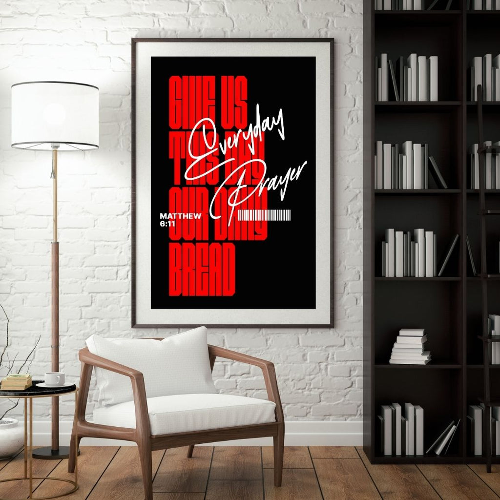 Give Us This Day Our Daily Bread (Matthew 6:11) - Digital Print